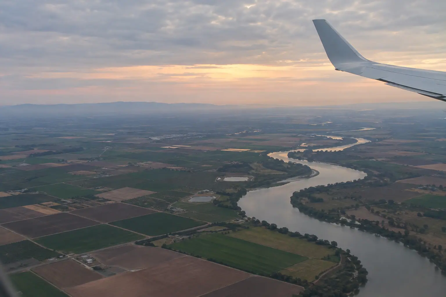 Sacramento from the air